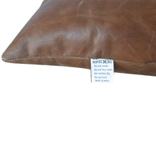 Buffalo Hide Leather Cushion
