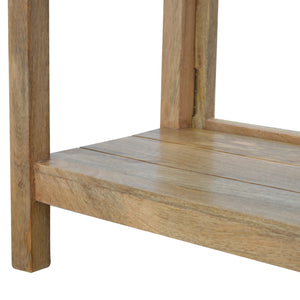 Solid Wood Breakfast Table With 2 Nesting Stools