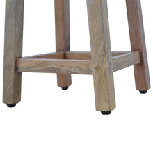 Solid Wood Breakfast Table With 2 Nesting Stools