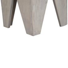 Solid Wood Cut Out Stool