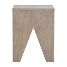 Solid Wood Cut Out Stool