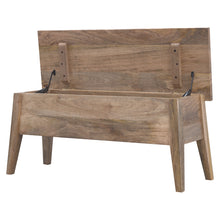 Solid Wood Lid Up Storage Box