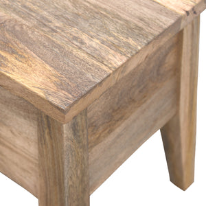 Solid Wood Lid Up Storage Box