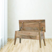 Solid Wood Lid Up Storage Box