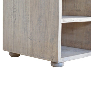 Buffalo Leather Shoe Bench