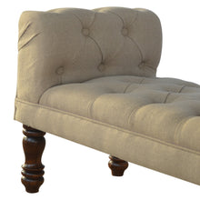 Bedroom Bench Upholstered In Mud Linen