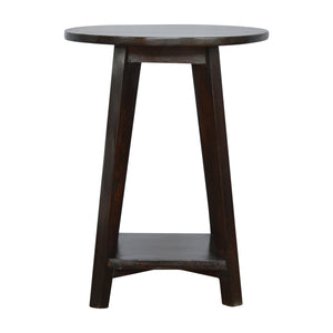 Walnut Finish Bar Stool with Undercarriage