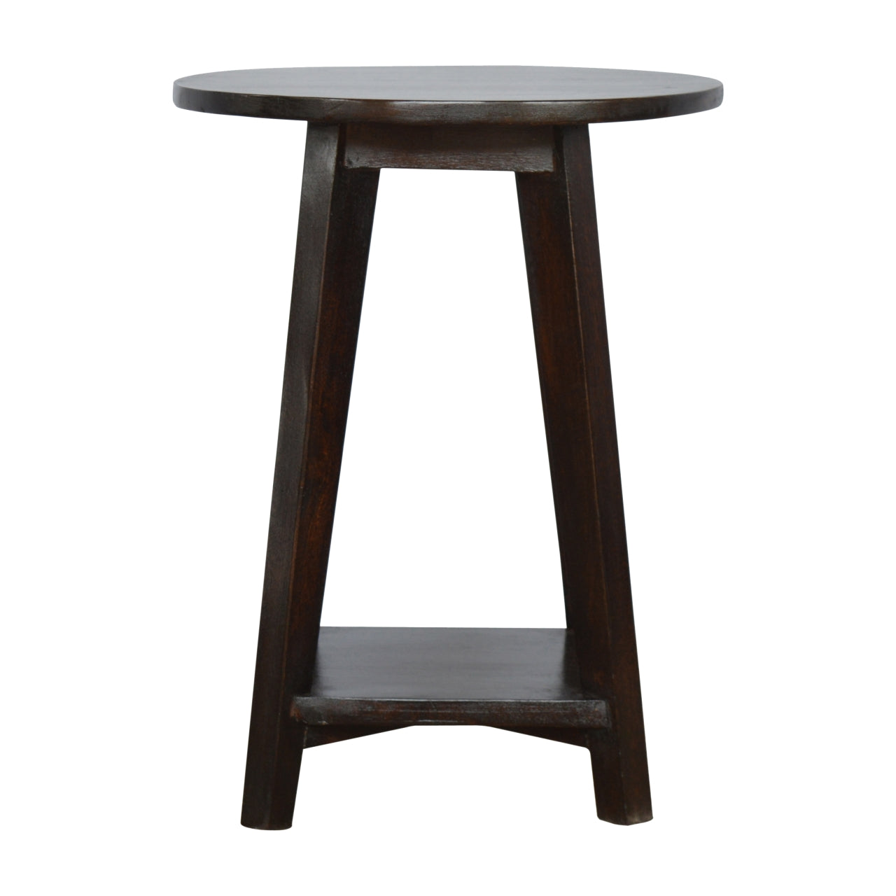 Walnut Finish Bar Stool with Undercarriage