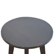 Walnut Finish Bar Stool with Undercarriage