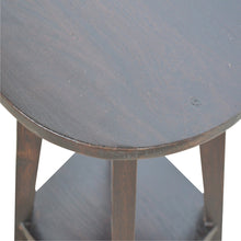 Walnut Finish Bar Stool with Undercarriage