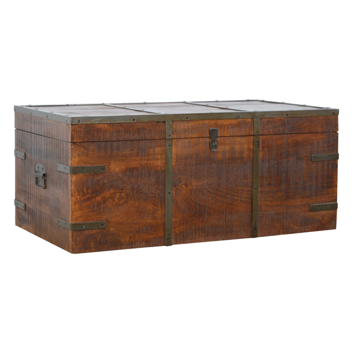 Storage Box With Iron Work