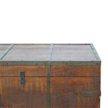 Storage Box With Iron Work