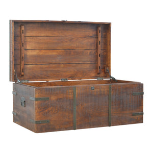 Storage Box With Iron Work