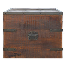 Storage Box With Iron Work
