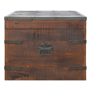 Storage Box With Iron Work