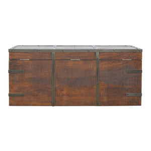 Storage Box With Iron Work