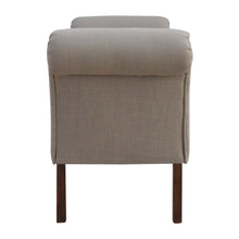 Linen French Style Hallway Bench With Lid-up Storage