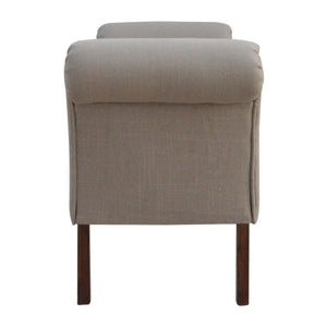 Linen French Style Hallway Bench With Lid-up Storage