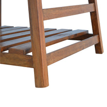 Buffalo Hide Square Foot Stool