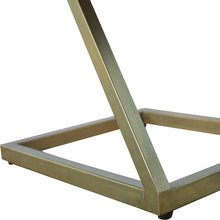 Z-shaped Golden Side Table