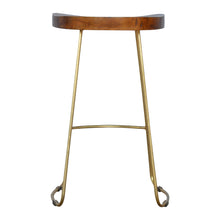 Barstool With Gold Base