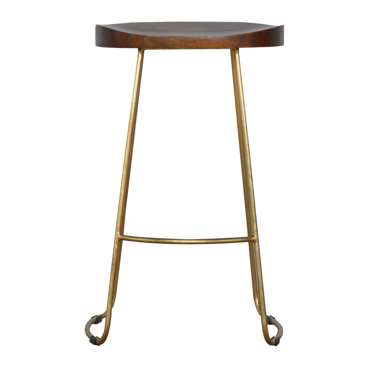Barstool With Gold Base