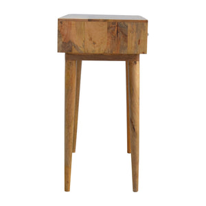 Small (85cm wide) Bone Inlay Console Table with 2 Drawers
