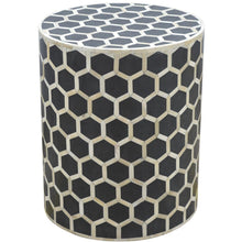 Bone Inlay Occasional Stool
