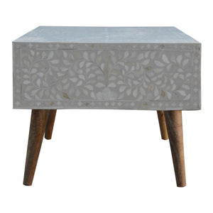 Floral Bone Inlay Coffee Table
