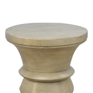 Roman Style Occasional Accent Stool