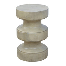 Dumbbell Style Occasional Accent Stool