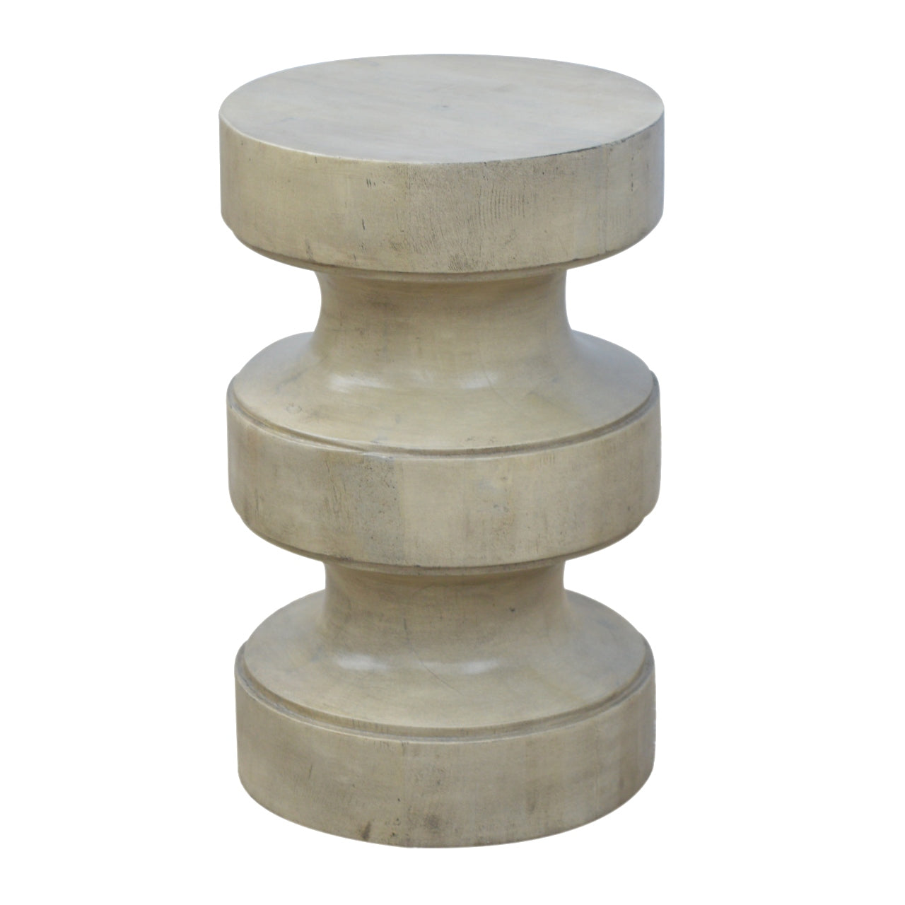 Dumbbell Style Occasional Accent Stool