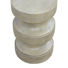 Dumbbell Style Occasional Accent Stool