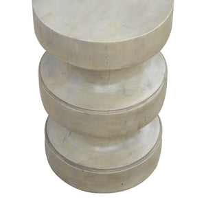 Dumbbell Style Occasional Accent Stool
