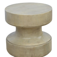 Dumbbell Style Occasional Accent Stool
