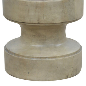 Dumbbell Style Occasional Accent Stool