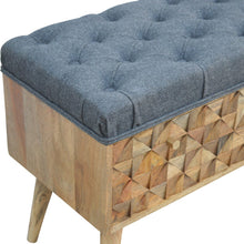 Pineapple Carved Bench