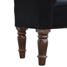 Bench In Black Velvet