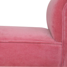 Pink Velvet Bench