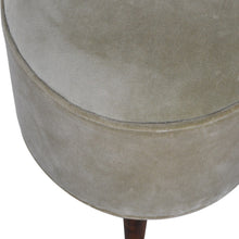 Mocha Velvet Nordic Style Footstool