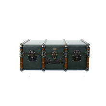 Stateroom Trunk Table, Petrol
