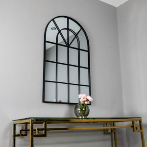 Black Arched Rome Mirror