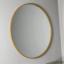 Gold Manhattan Round Mirror - Large