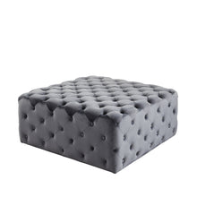 Button Grey Cocktail Ottoman (Coffee Table)