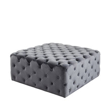 Button Grey Cocktail Ottoman (Coffee Table)