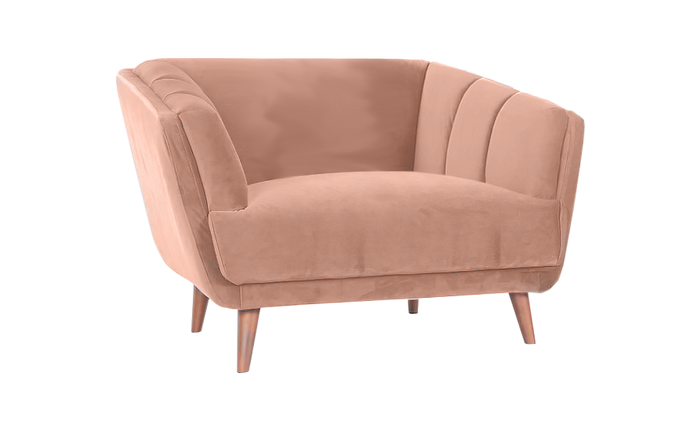 Pearl Velvet Chair - Pink