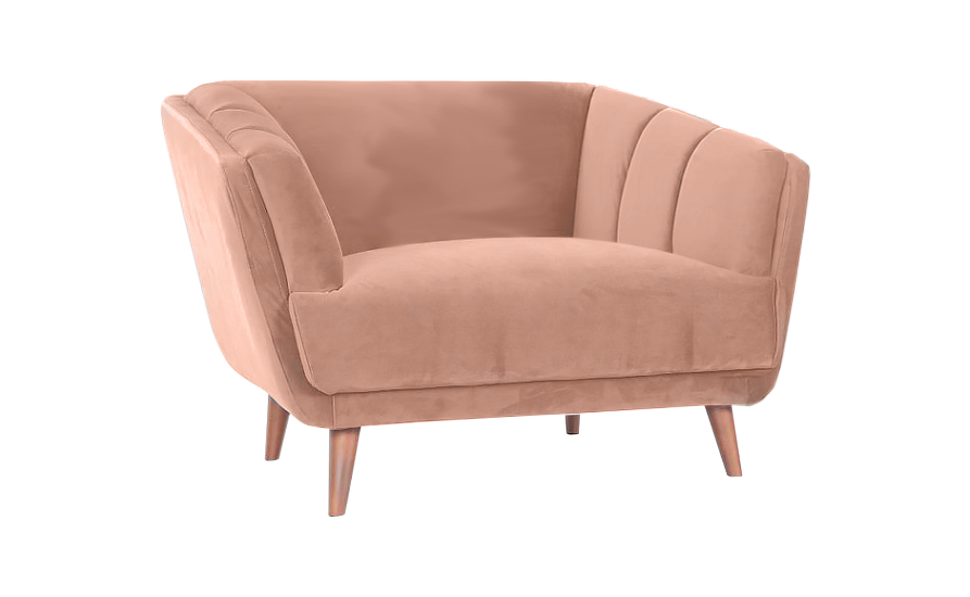 Pearl Velvet Chair - Pink