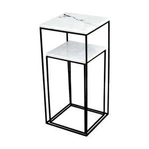 Marble Display  Side Tables (set of 2)