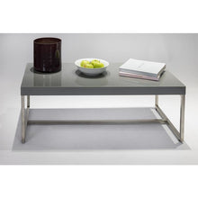 Industrial Stainless Steel Grey Coffee Table
