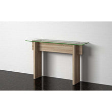 Glass Top Console Table